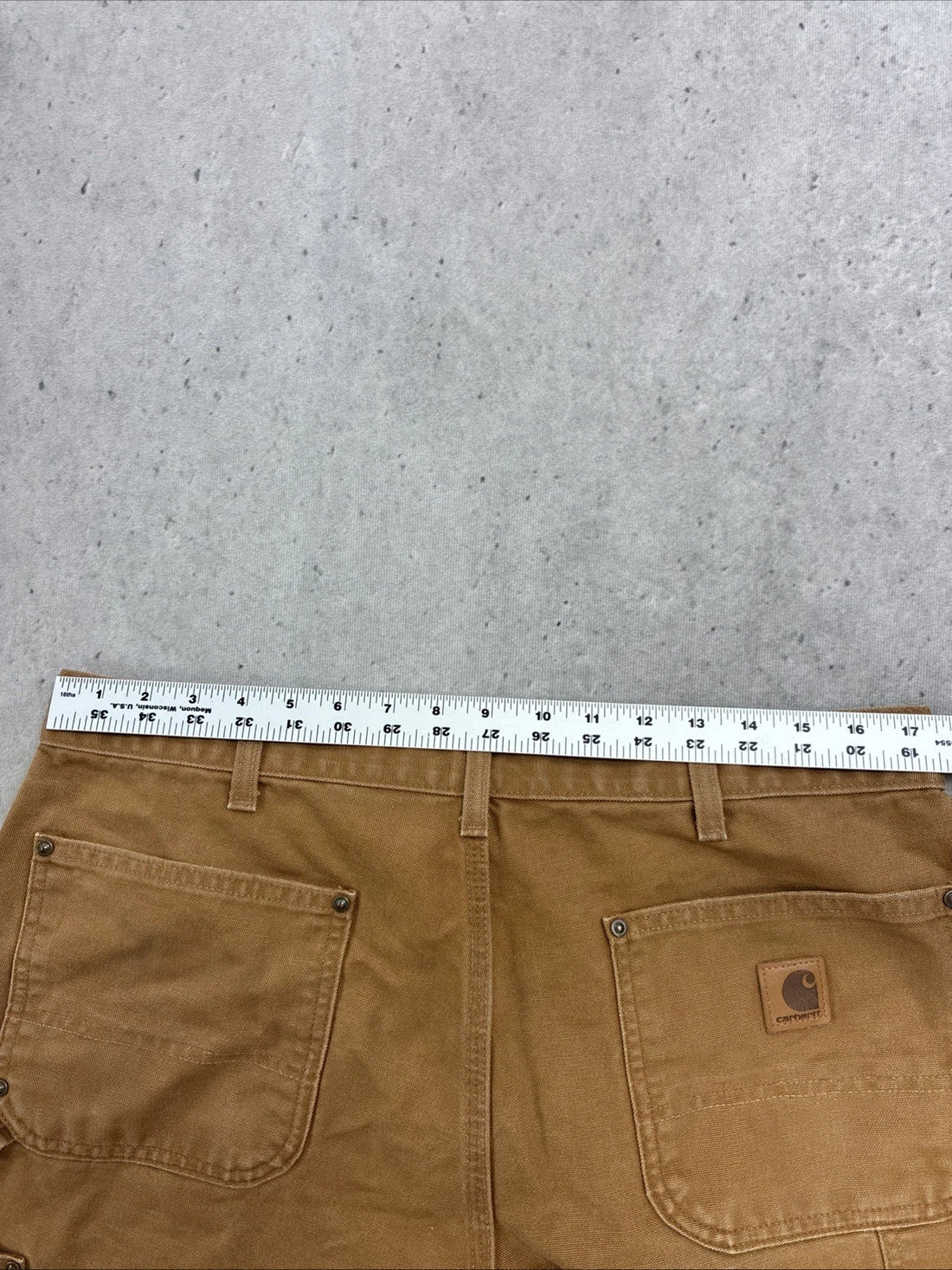 Carhartt Canvas Double Knee Work Pants Size 36 X 30