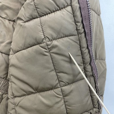 Vintage Walls Blizzard-Pruf Quilted Puffer Jacket Size Large Brown