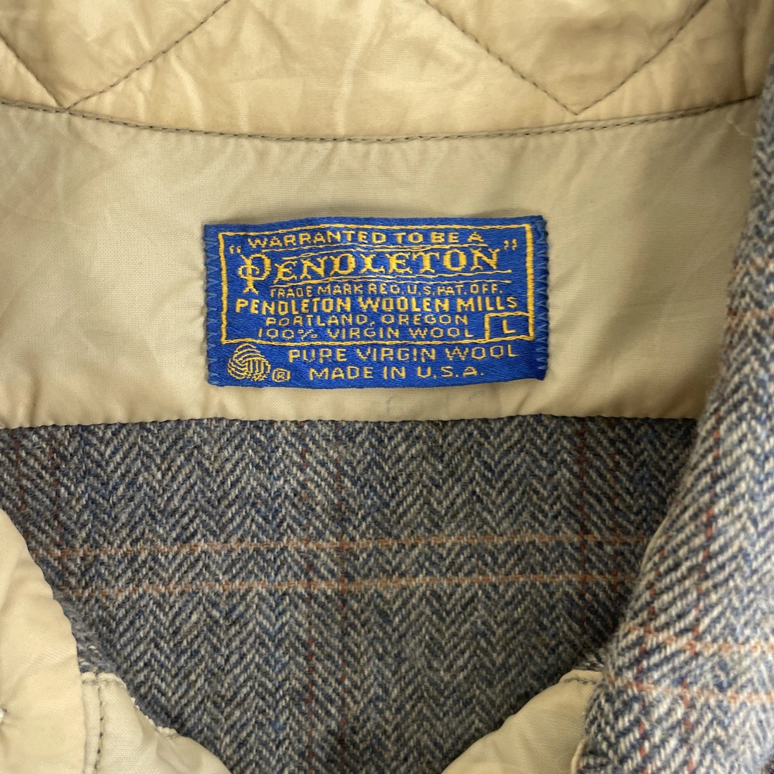 Vintage Pendleton Wool Fireside Button Up Shirt Size Large