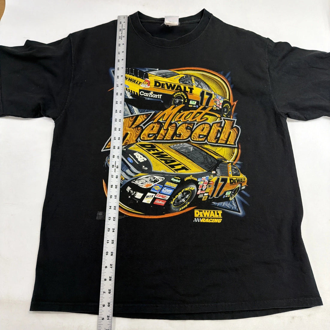Vintage Matt Kenseth DeWalt Racing T-Shirt Size XL NASCAR