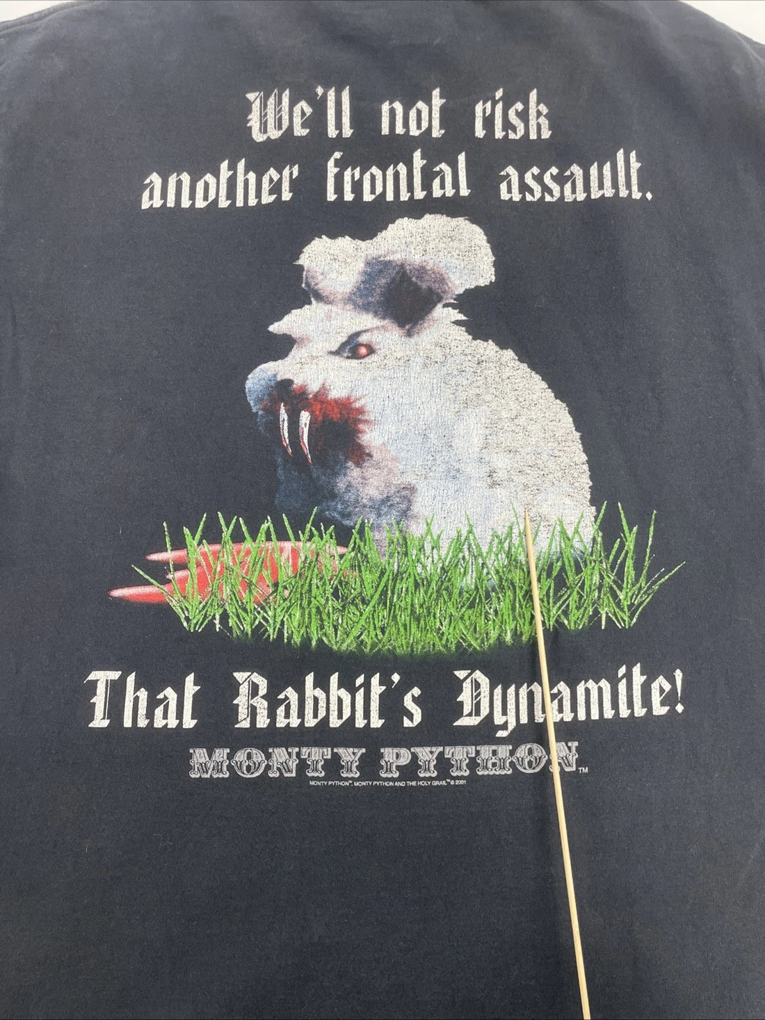Vintage Monty Python Rabbit T-Shirt Size Large 2001