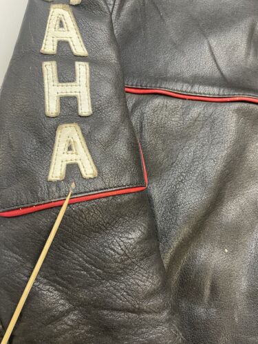 Vintage Yamaha Leather Jacket Size Medium