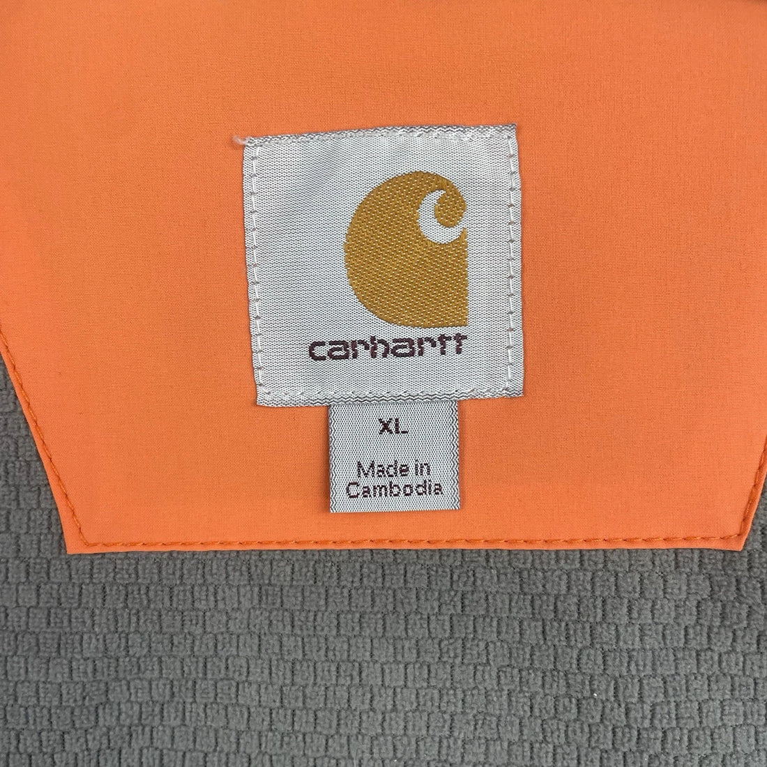 Carhartt Soft Shell Light Jacket Size XL Orange