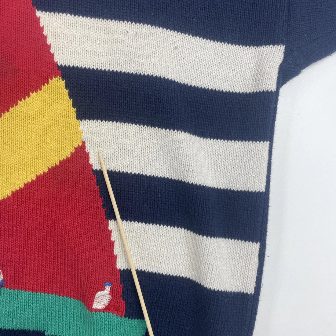 Vintage Kenneth Roberts Boat Knit Crewneck Sweater Size XL