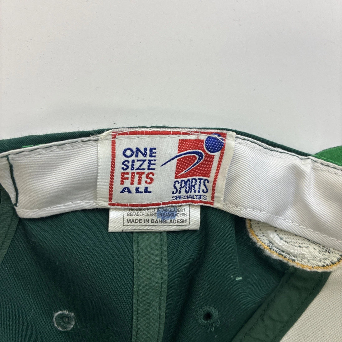 Vintage Green Bay Packers Grid Sports Specialties Snapback Hat OSFA NFL