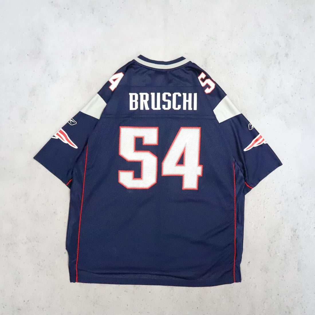 Vintage New England Patriots Tedy Bruschi Reebok Jersey Size XL NFL