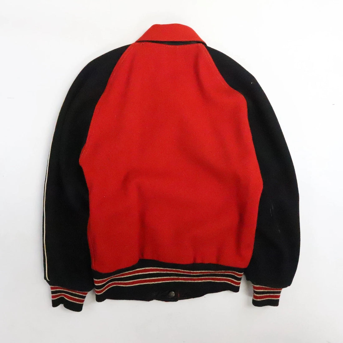 Vintage W Band Wool Varsity Letterman Jacket Size Small 1956 50s