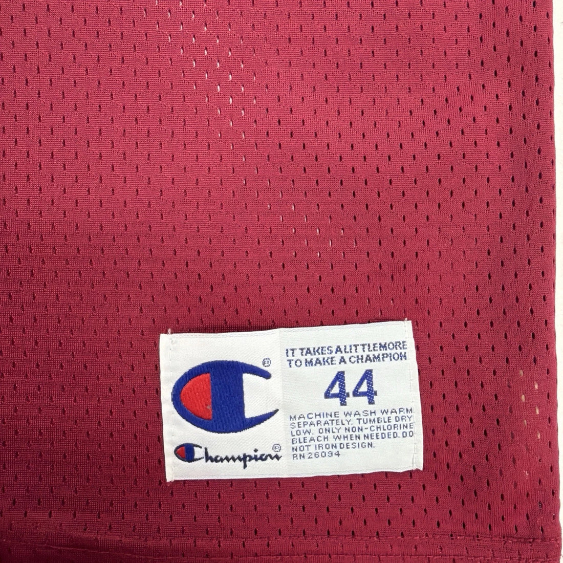 Vintage Washington Redskins Champ Bailey Champion Jersey Size 44 NFL