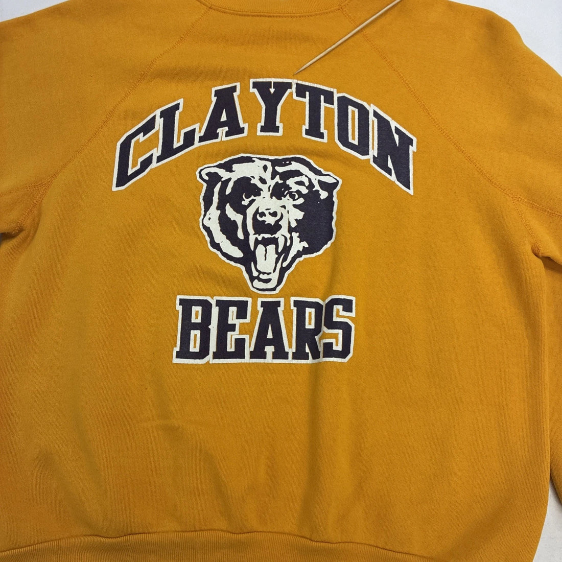 Vintage Clayton Bears Crewneck Sweatshirt Size XL 80s 90s