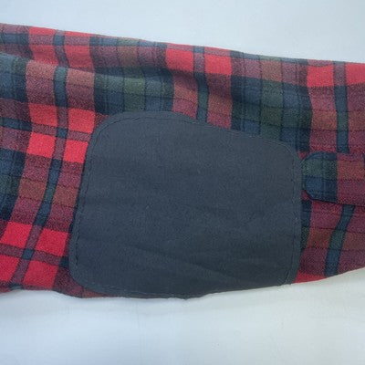 Vintage Pendleton Wool Board Button Up Shirt Size Large Red Plaid