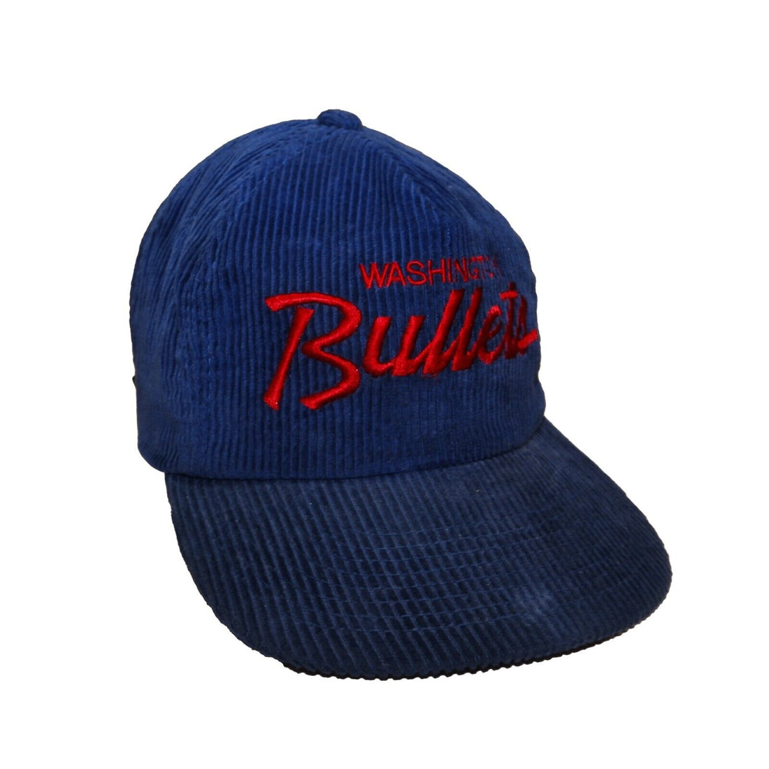 Vintage Washington Bullet Corduroy Sports Specialties Strapback Hat Cap OSFA NBA