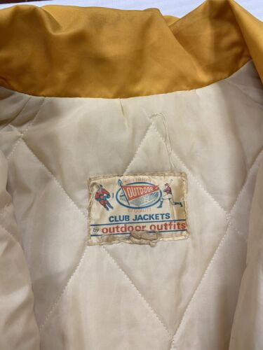 Vintage Quaker State Racing Jacket Size XL Yellow