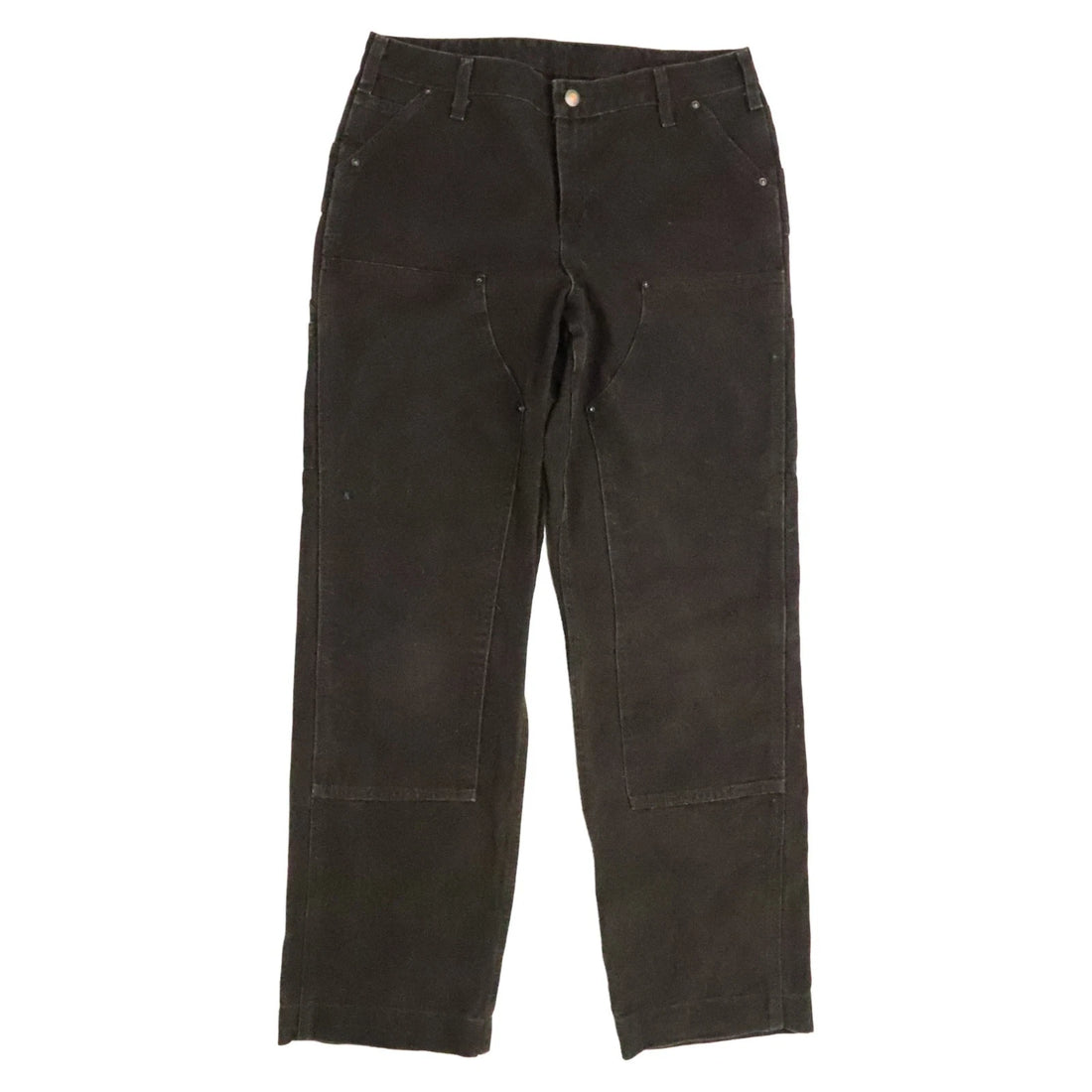 Carhartt Canvas Carpenter Double Knee Work Pants Womens Size 6 Brown