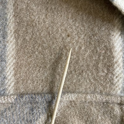 Vintage Woolrich Wool Shirt Jacket Size Large Plaid Brown Beige