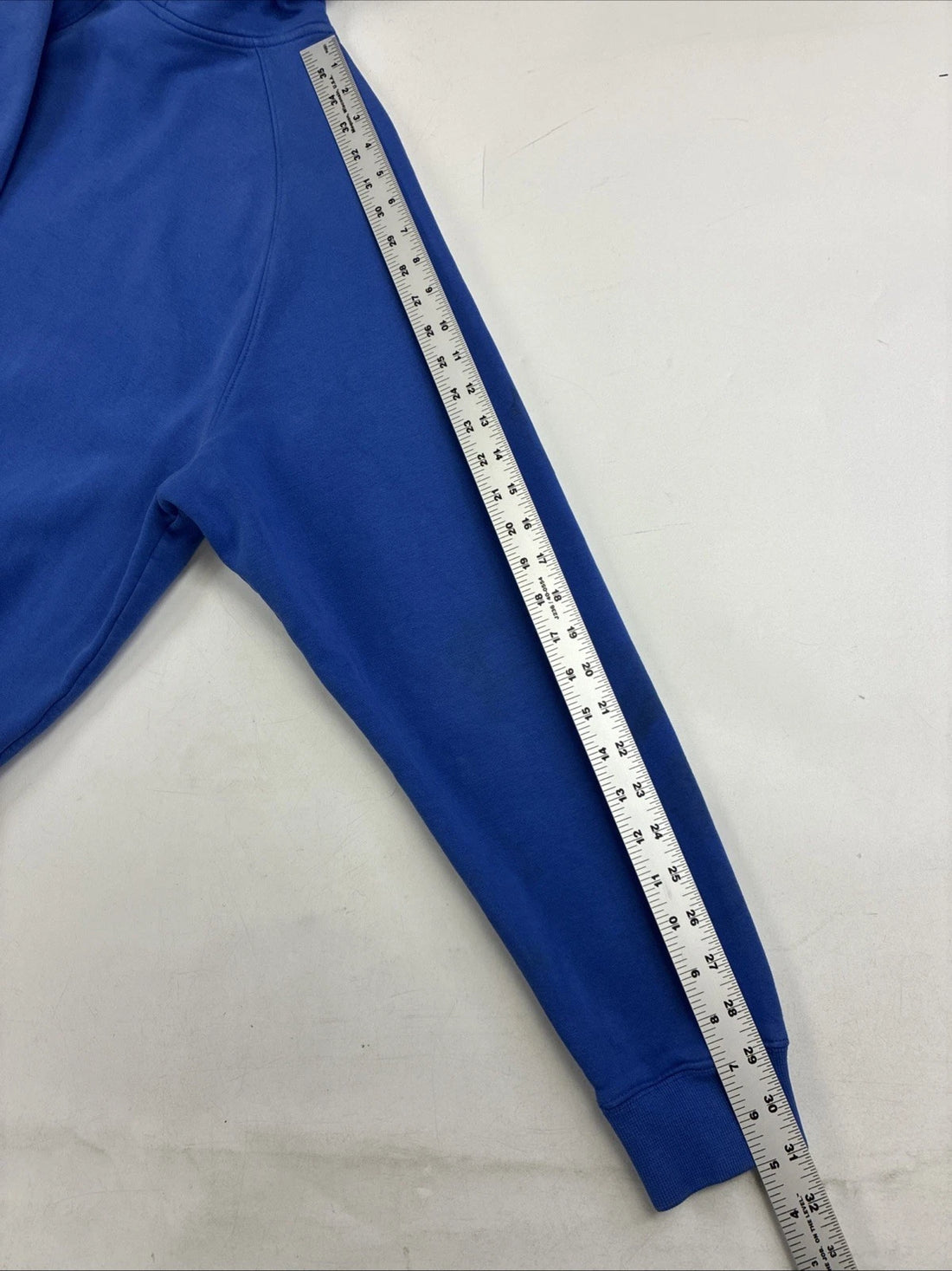 Nike Sweatshirt Hoodie Size Large Blue Embroidered Swoosh