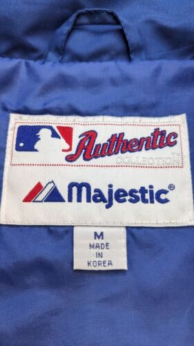 Chicago Cubs Majestic Pullover Light Jacket Size Medium MLB