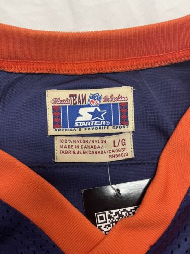 Vintage Denver Broncos Terrell Davis Starter Football Jersey Size 48 NFL 90s