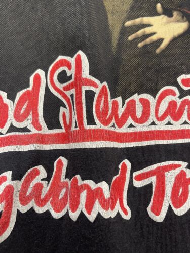 Vintage Rod Stewart Vagabond Heart Tour T-Shirt Size XL Music 1991 90s