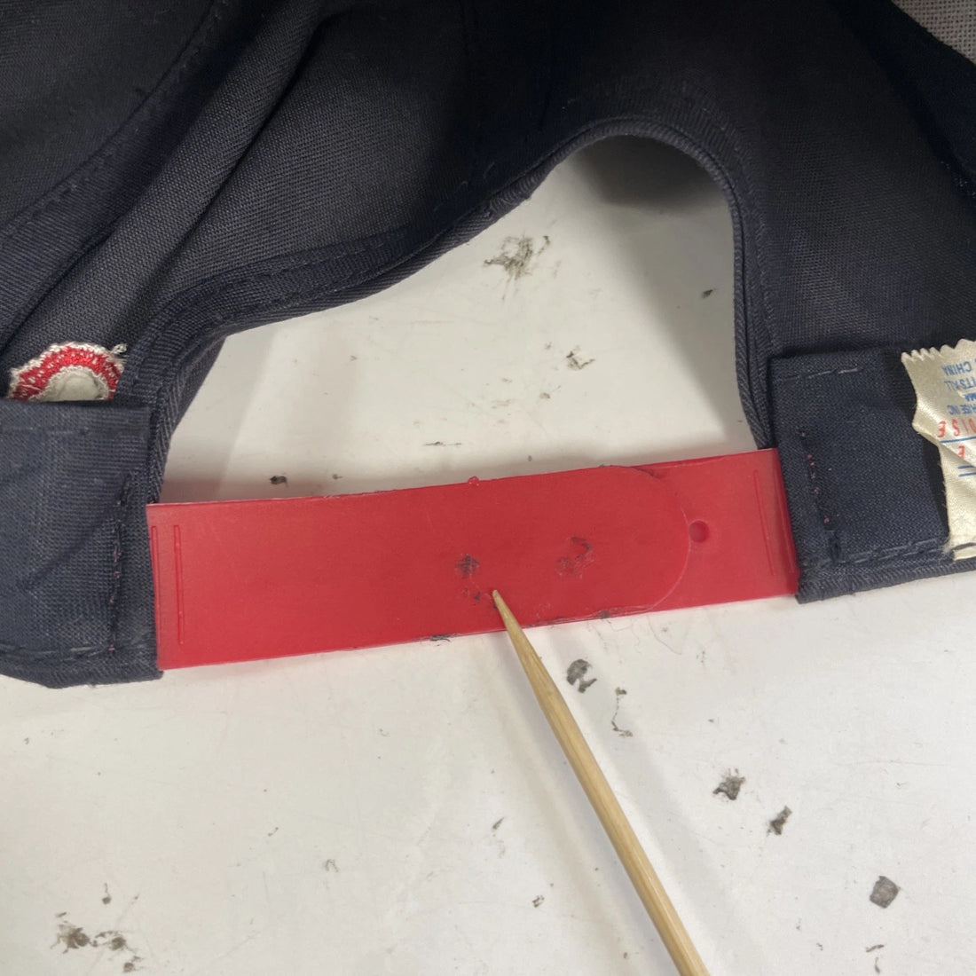 Vintage Boston Red Sox Swirl Vortex Snapback Hat Cap OSFA 90s MLB