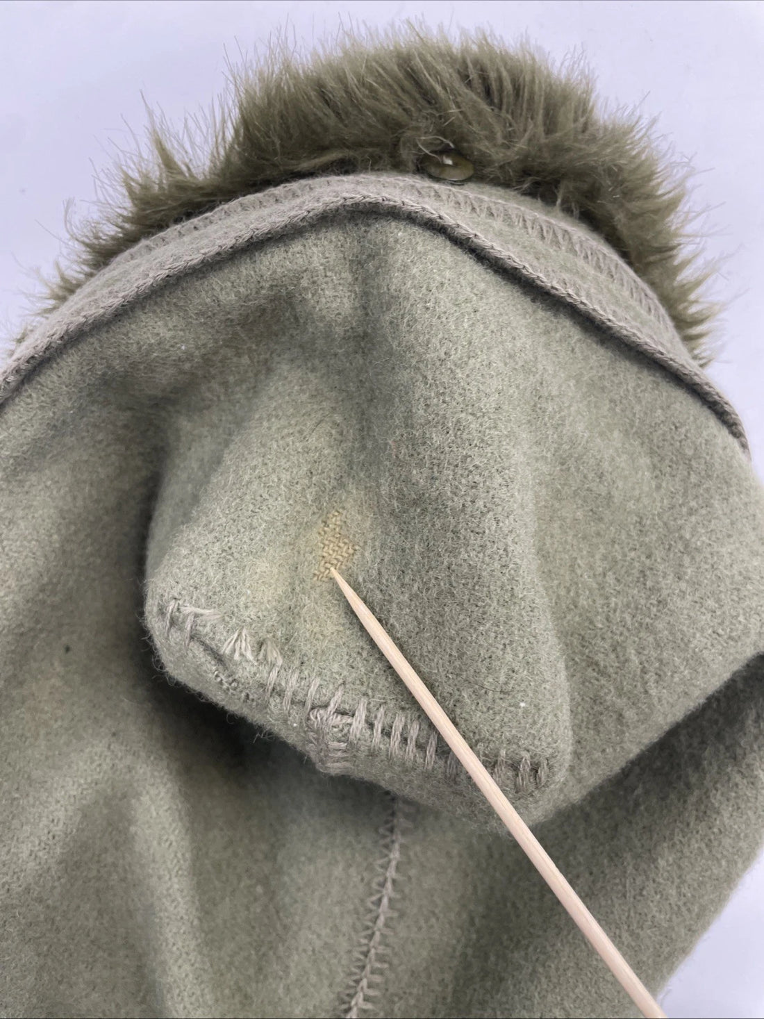 Vintage Linda Lundstrom Laparka Parka Coat Jacket Size Medium Wool Lined