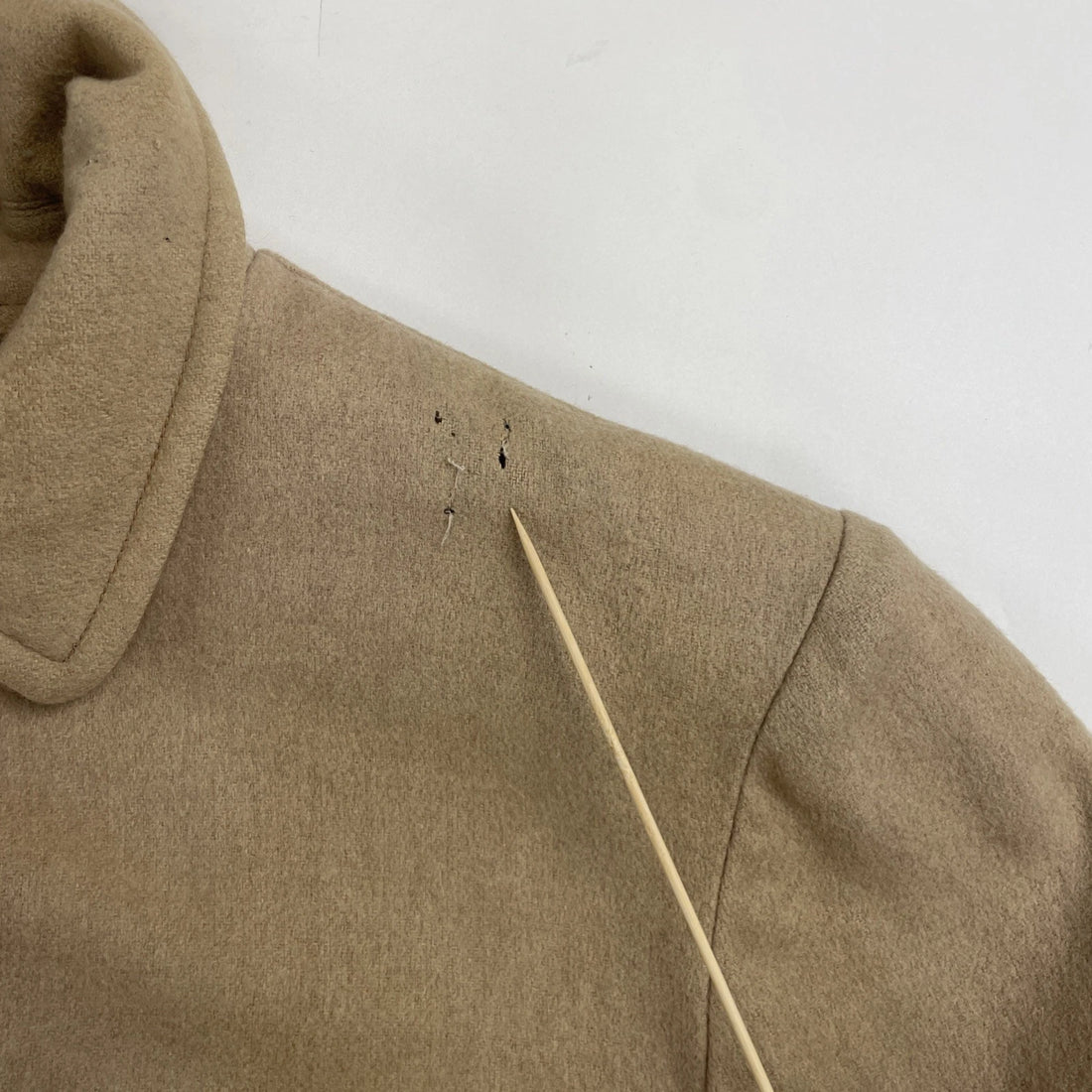 Vintage Wool Coat Jacket Size XL Brown