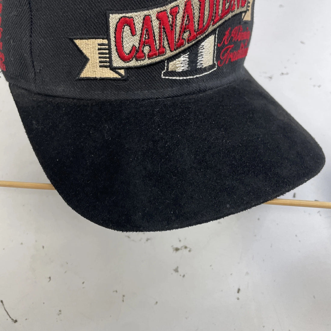 Vintage Montreal Canadiens Starter Suede Brim Hat Cap OSFA NHL