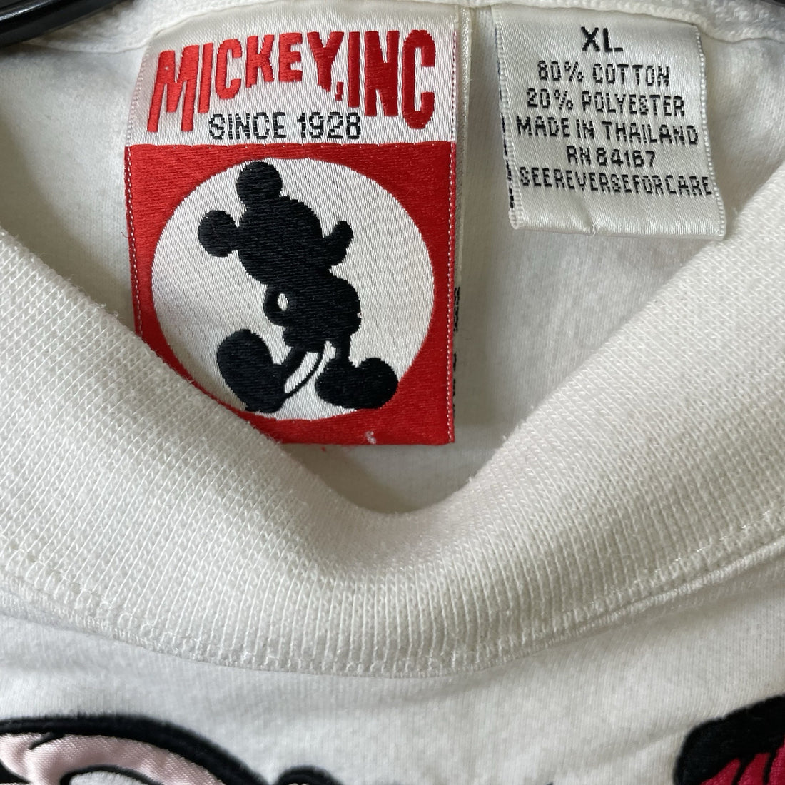 Vintage Mickey Minnie Mouse Disney Crewneck Sweatshirt Size XL