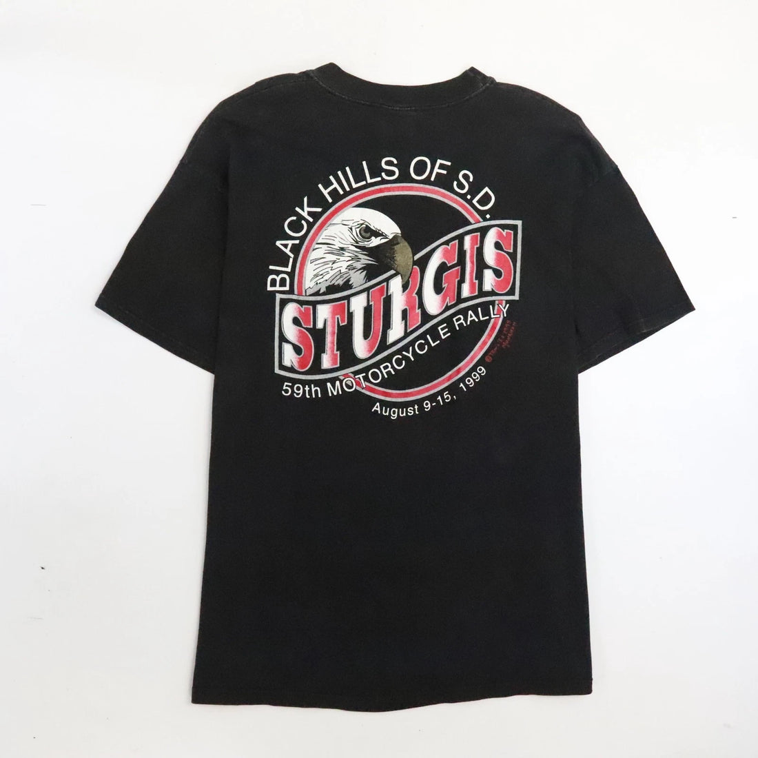 Vintage 59th Annual Sturgis Rally Black Hills Classic Eagle T-Shirt XL 1999 90s
