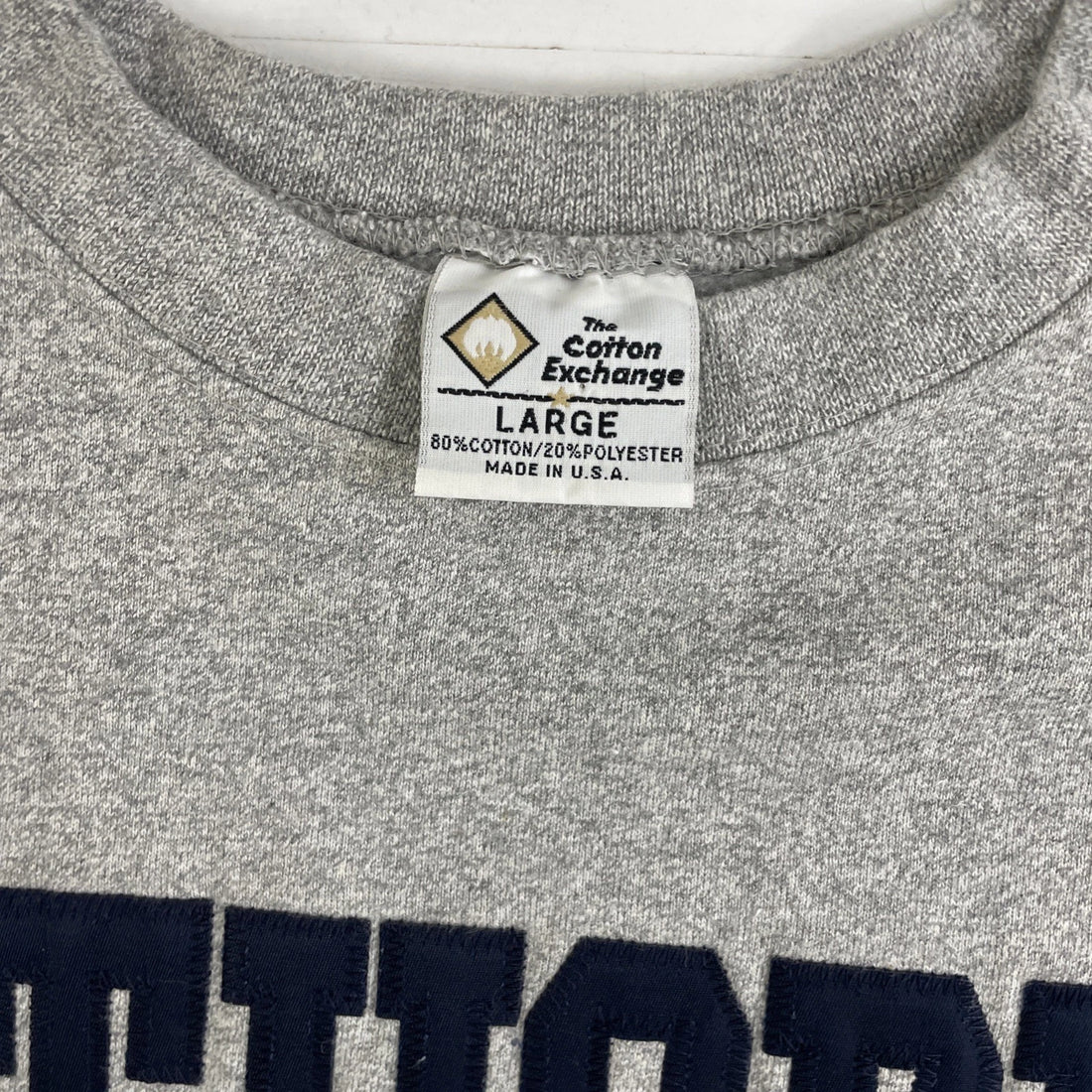 Vintage Methodist College Crewneck Sweatshirt Size Large