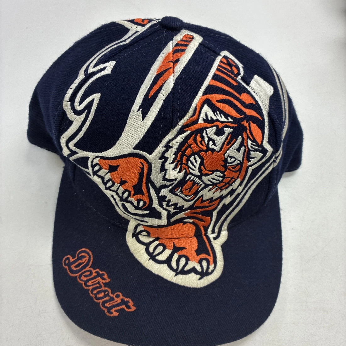 Vintage Detroit Tigers The Game Wool Snapback Hat Cap OSFA 90s MLB