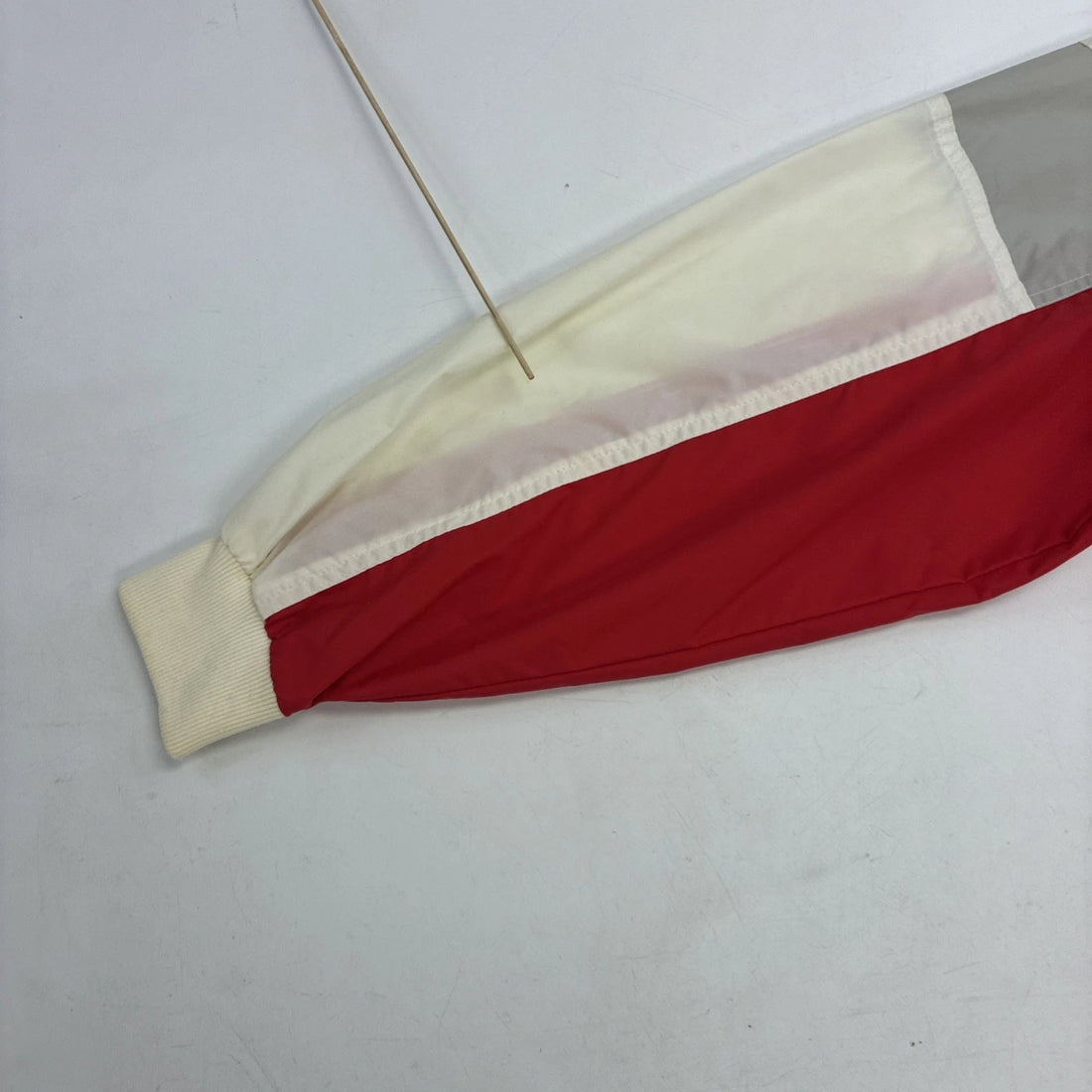 Vintage Adventure Gear Windbreaker Light Jacket Size Large Red White