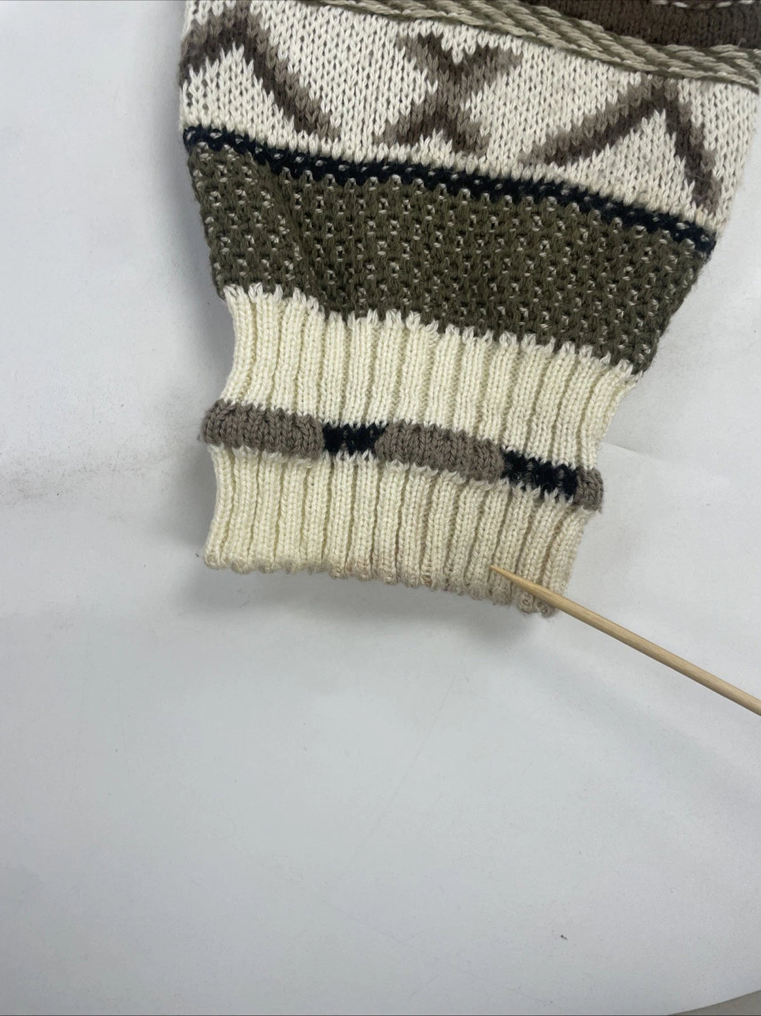 Vintage Protege Collection 3D Knit Sweater Size XL Coogi Style