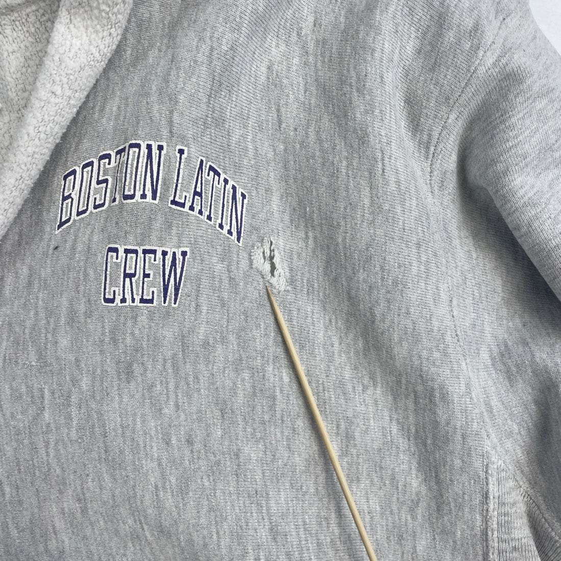 Vintage Boston Latin Crew Champion Reverse Weave Sweatshirt Hoodie Size XL 90s