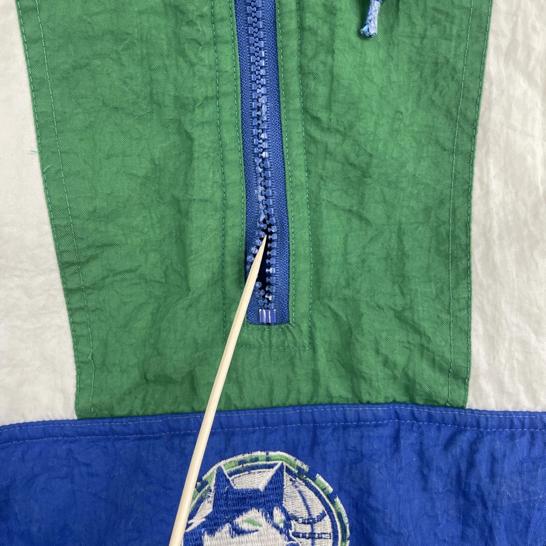 Vintage Minnesota Timberwolves Starter Puffer Jacket Size Large 90s NBA