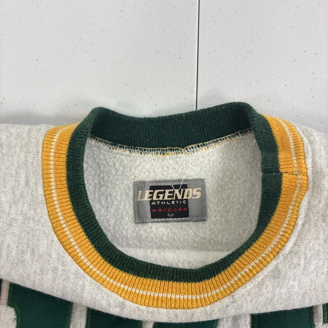 Vintage Green Bay Packers Spell Out Sweatshirt Crewneck Size Medium NFL