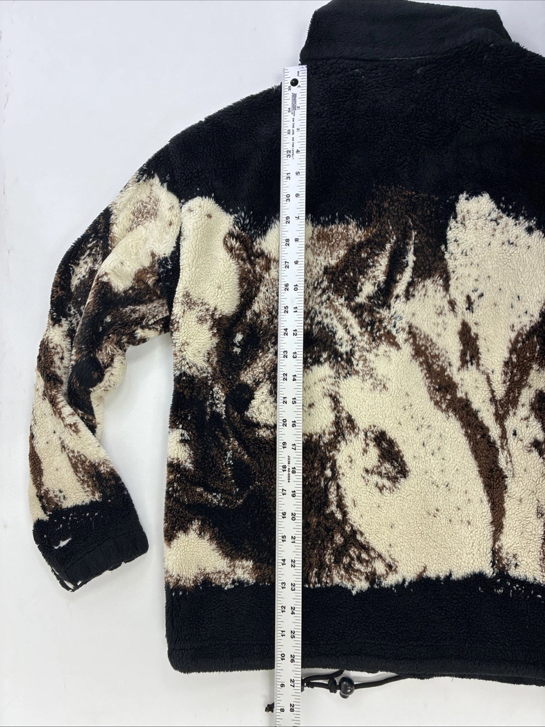 Vintage Wolf Fleece Jacket Size Medium