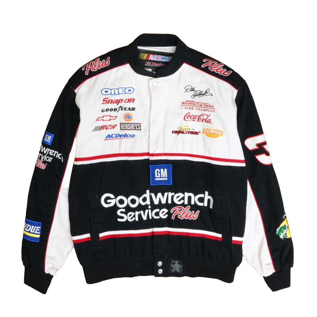 Vintage Dale Earnhardt Goodwrench Service JH Design Racing Jacket Larg