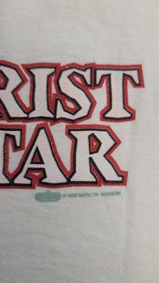 Vintage Marilyn Manson Antichrist Superstar Ringer T-Shirt Size Large 90s