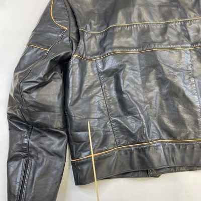 Vintage Honda Leather Cafe Racer Motorcycle Riding Jacket Size 40 Hondaline