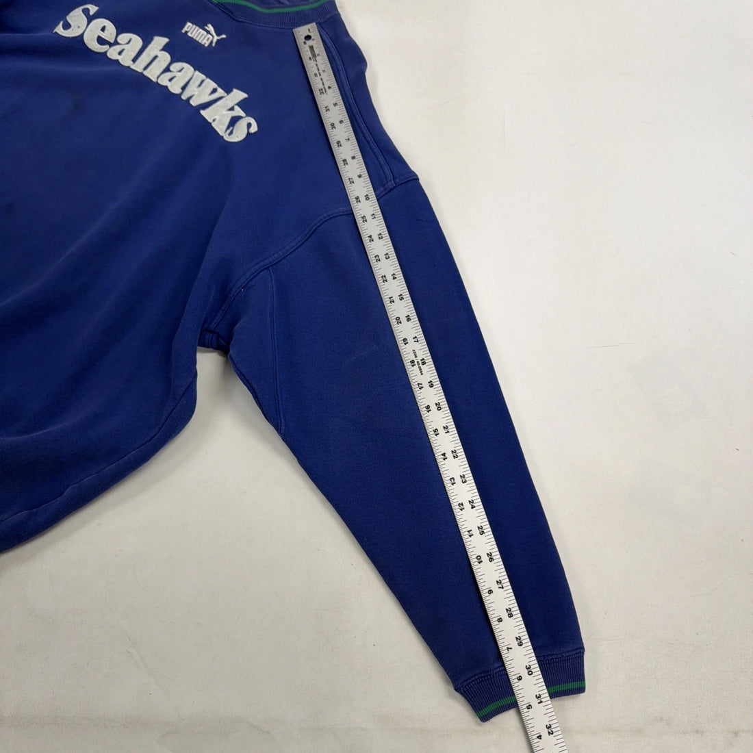 Vintage Seattle Seahawks Puma Sweatshirt Crewneck Size 2XL NFL