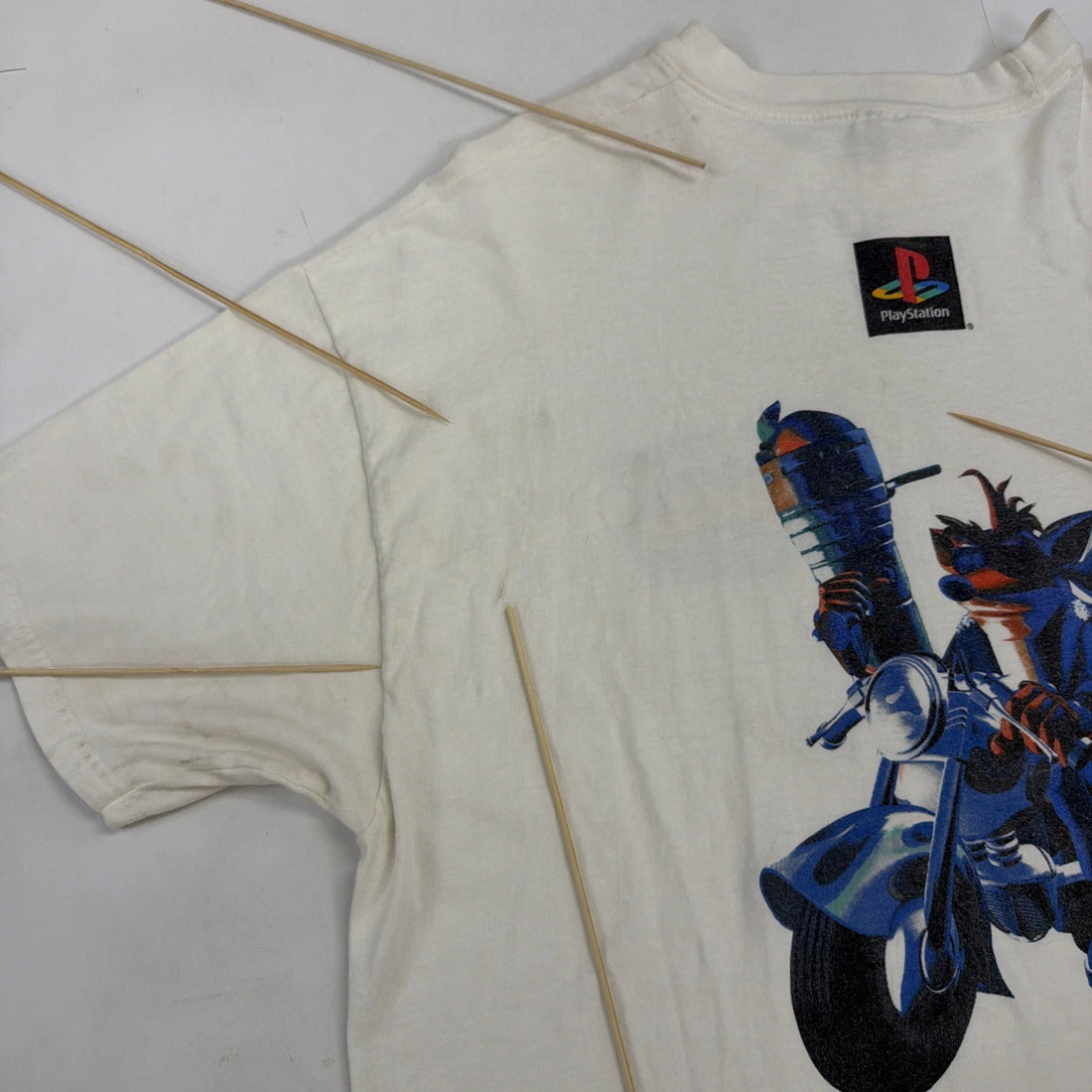 Vintage Crash Bandicoot 3 Warped T-Shirt Size XL Playstation Video Game Promo