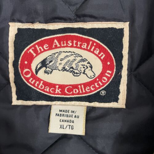 Vintage Australian Outback Wool Vest Jacket Size XL