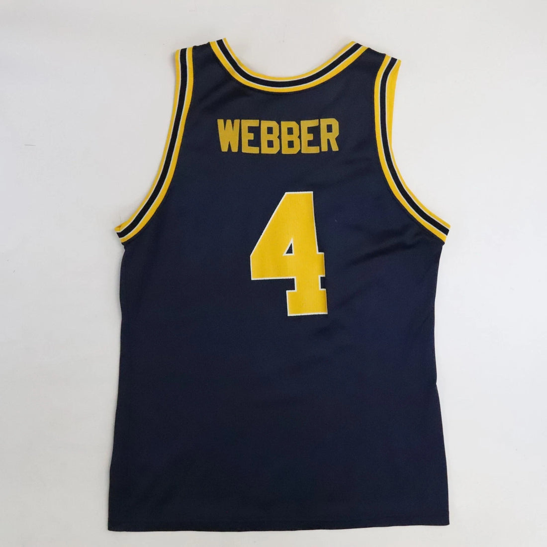 Vintage Michigan Wolverines Chris Webber Champion Basketball Jersey Size 44 NCAA