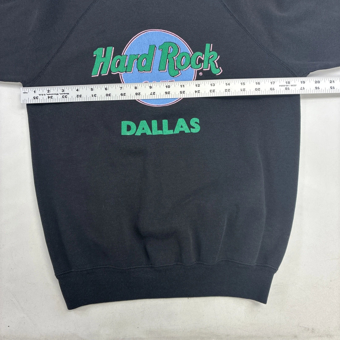 Vintage Hard Rock Cafe Dallas Crewneck Sweatshirt Size Medium 80s 90s
