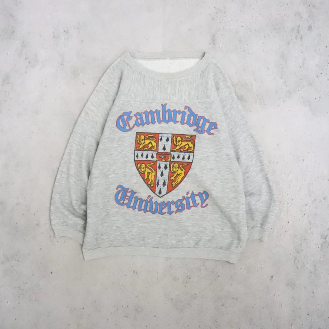 Vintage Cambridge University Crewneck Sweatshirt Size Large 80s