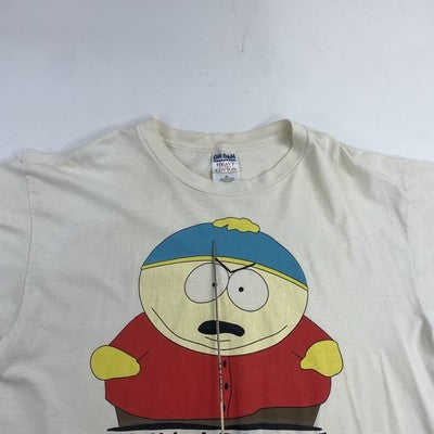 Vintage South Park Eric Cartman T-Shirt Size XL Cartoon TV Promo 1997 90s