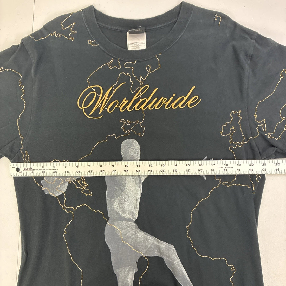 Air Jordan Worldwide T-Shirt Size Large All Over Print