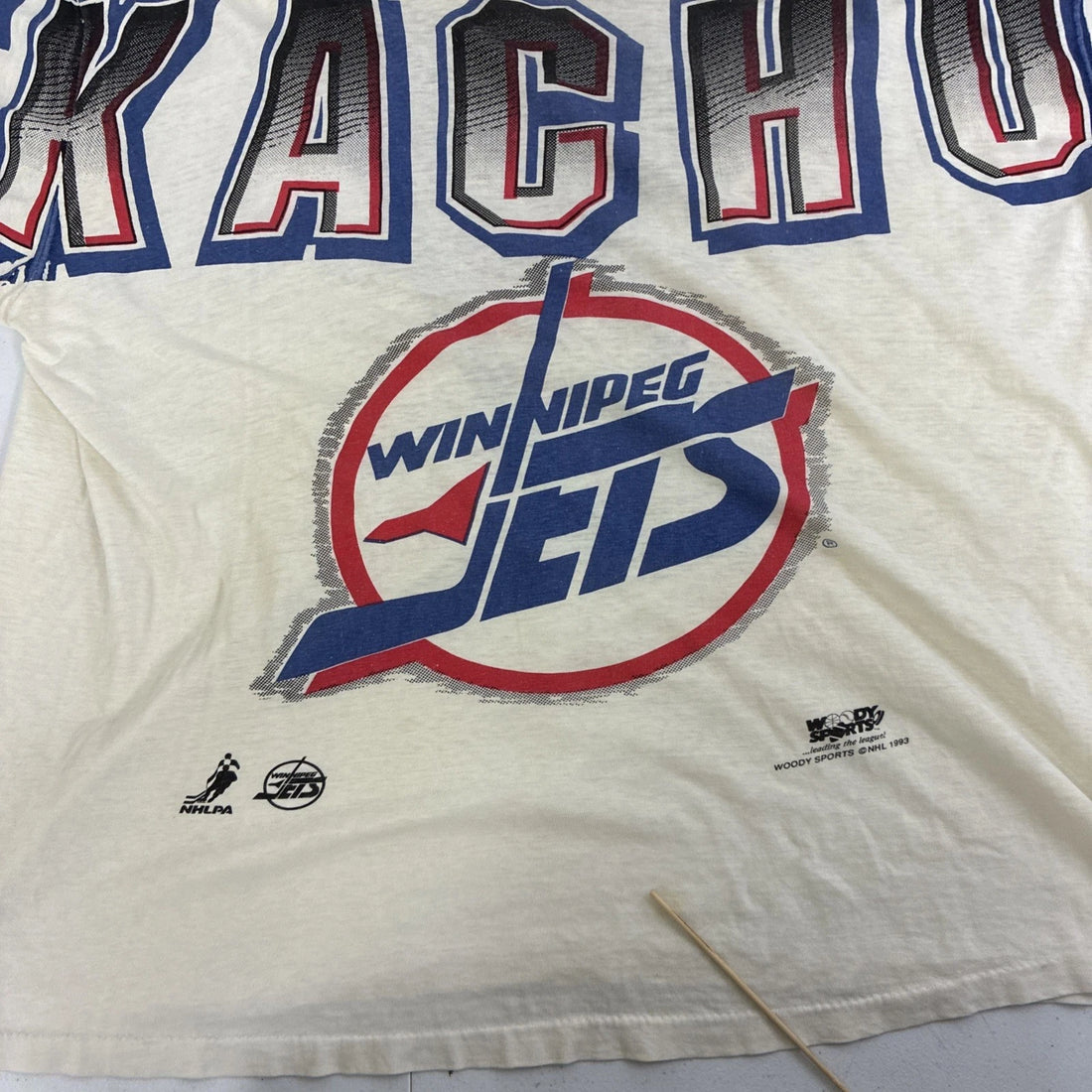 Vintage Winnipeg Jets Keith Tkachuk T-Shirt Size XL NHL