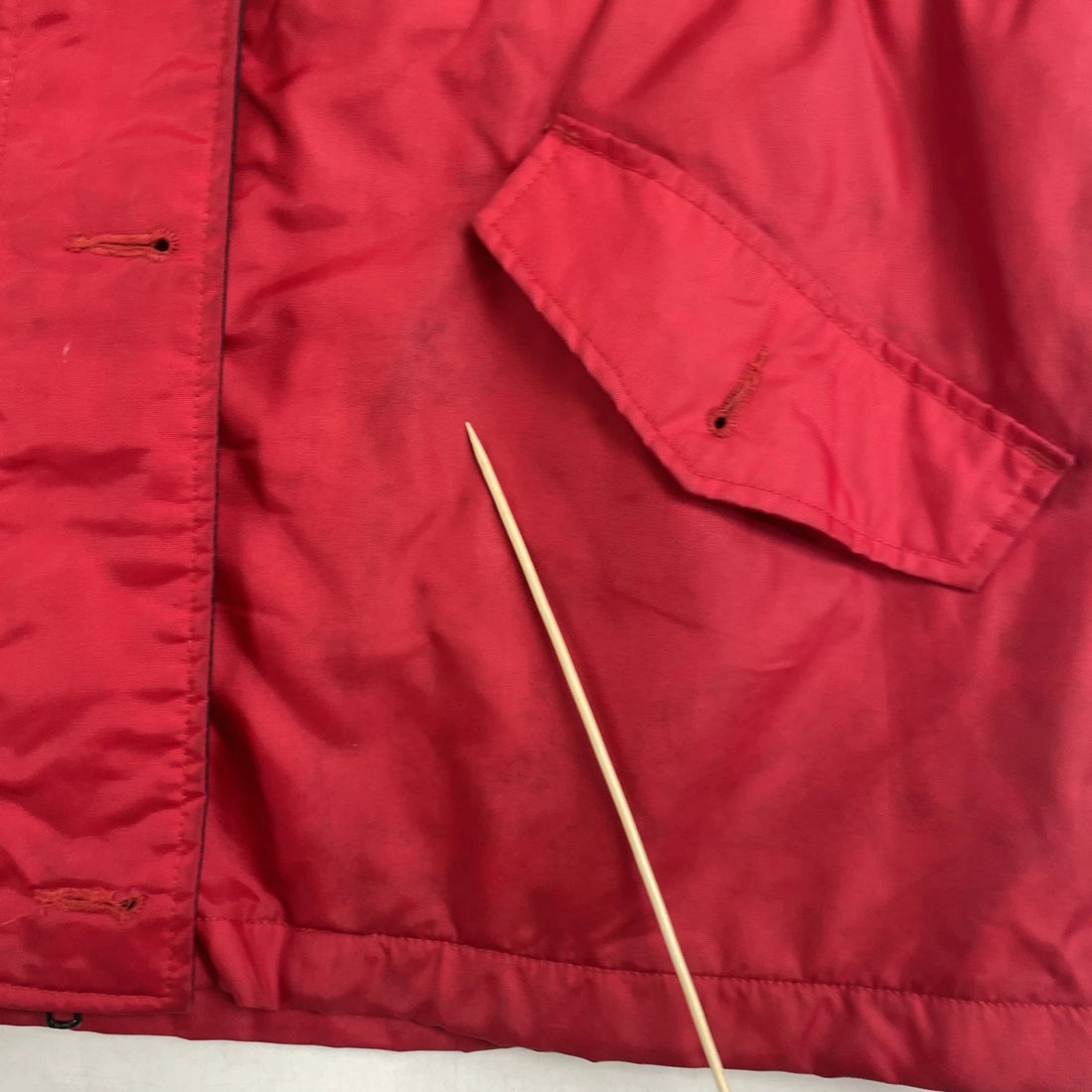 Vintage Tommy Hilfiger Fleece Lined Jacket Size Large Red