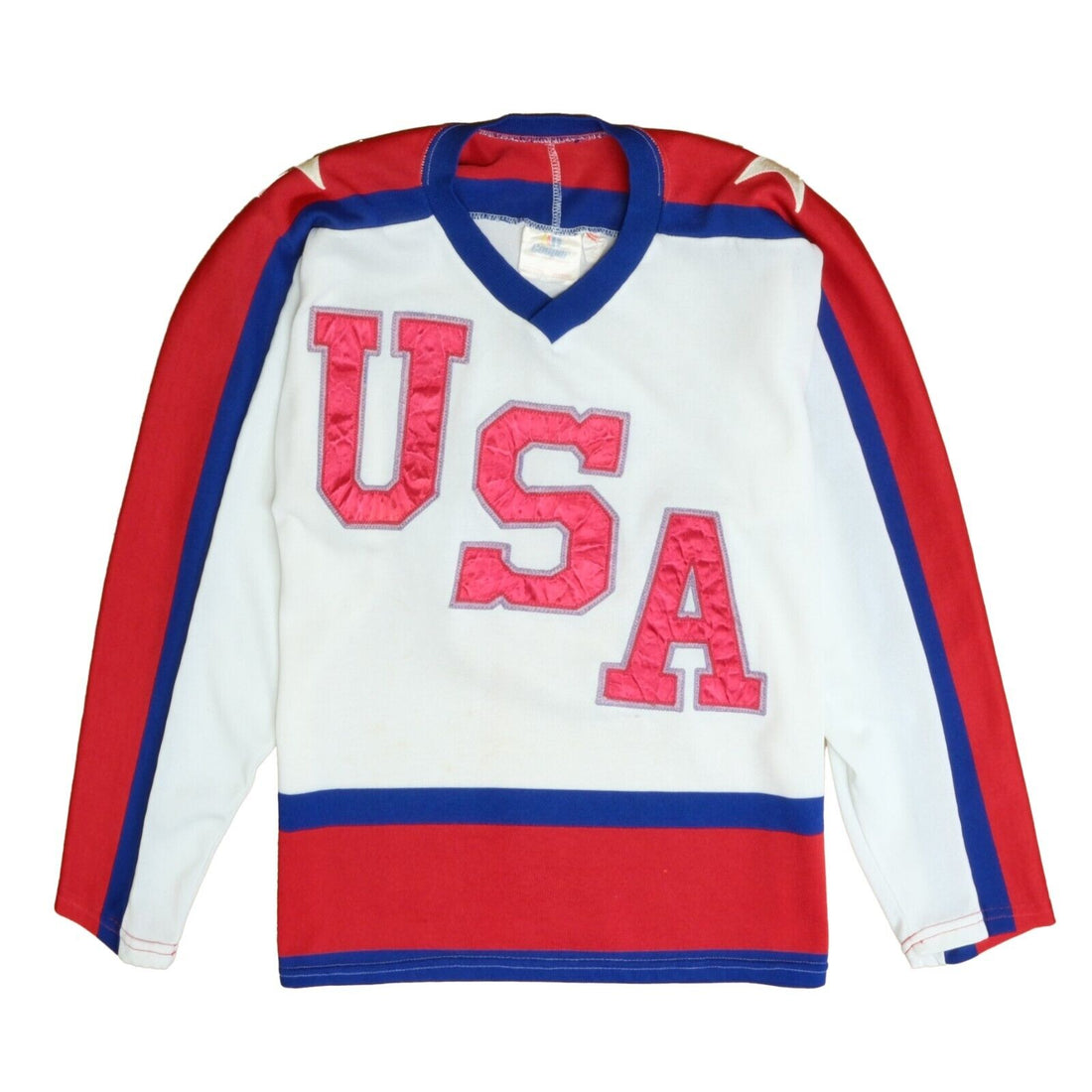 Vintage Team USA Cooper Maska Hockey Jersey Size Large 90s IIHF